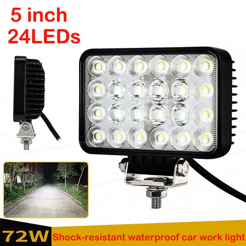 Vehicle Heavy Equipment - 1PC 72W Phare de Conduite LED