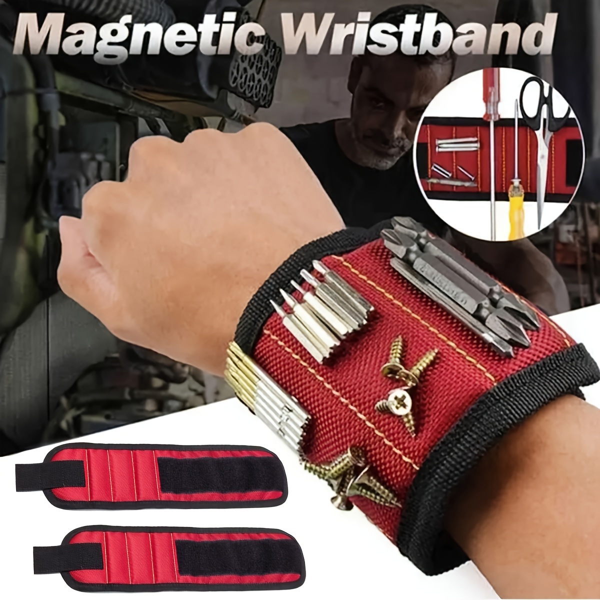 Magnetic Drill Press - Bracelet magnétique pour maintenir les vis,