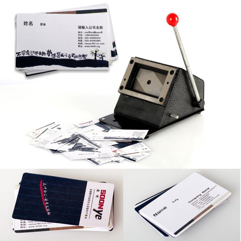 Heavy Equipment Manual - RapManual-Machine de découpe de cartes PVC,
