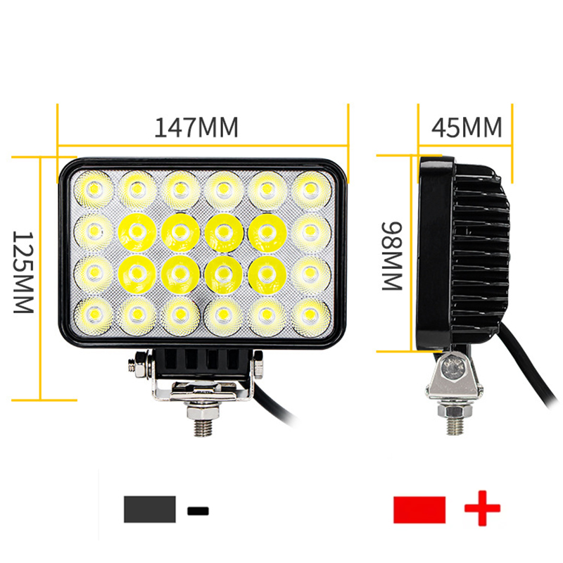1PC 72W Phare de Conduite LED  - Vehicle Heavy Equipment avis et prix