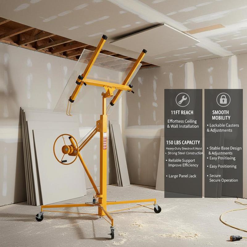 Support de panneau télescopiqu - Heavy Equipment Yellow avis et prix