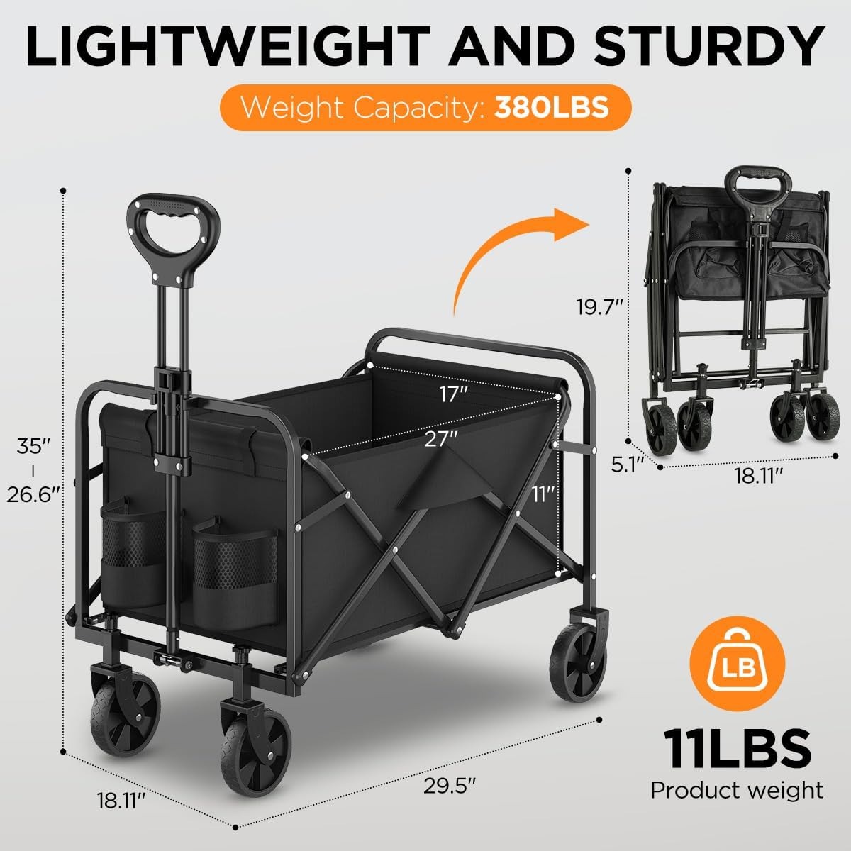 Chariot pliant tout-terrain ro - Heavy Equipment Yard avis et prix