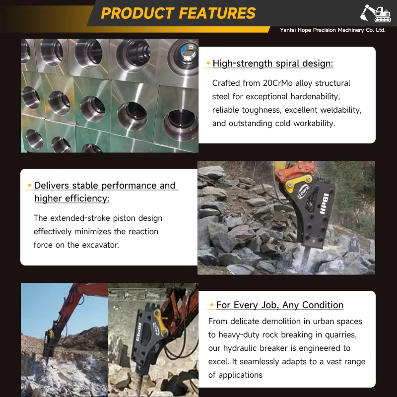 Marteau brise-roche hydrauliqu - Concrete Breaker Demolition avis et prix