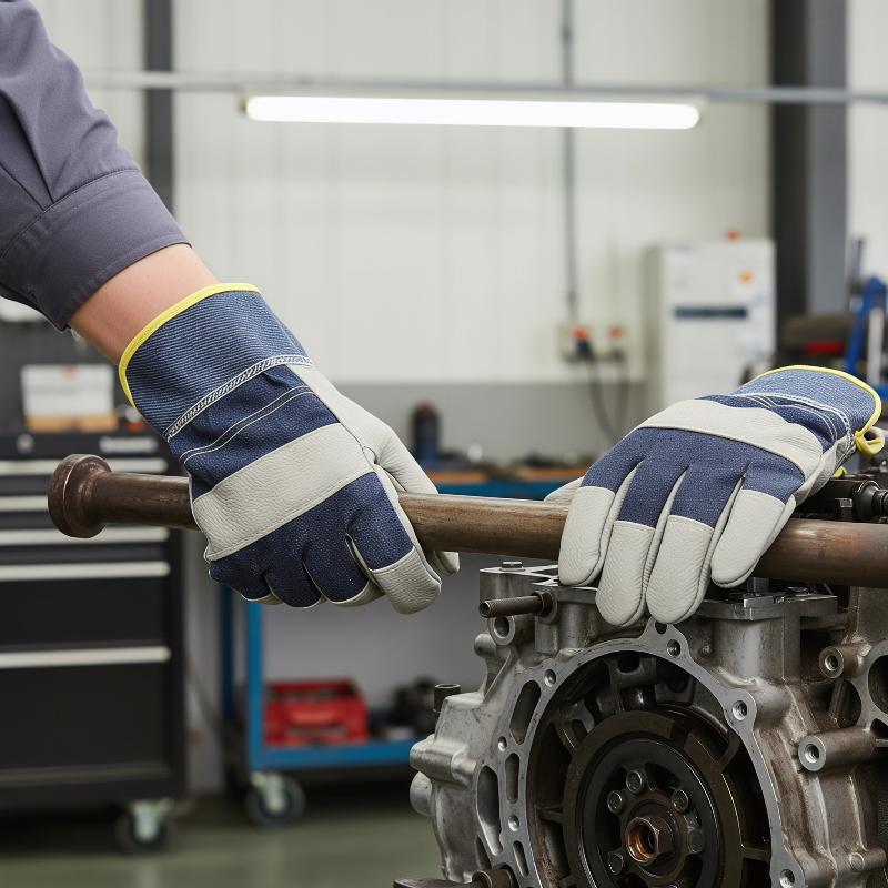 1 paire de gants en cuir de va - Heavy Equipment Yard avis et prix