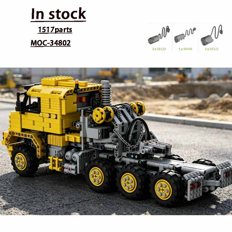 MOC-34802 Camion Jaune M1070 T - Heavy Equipment Yellow avis et prix